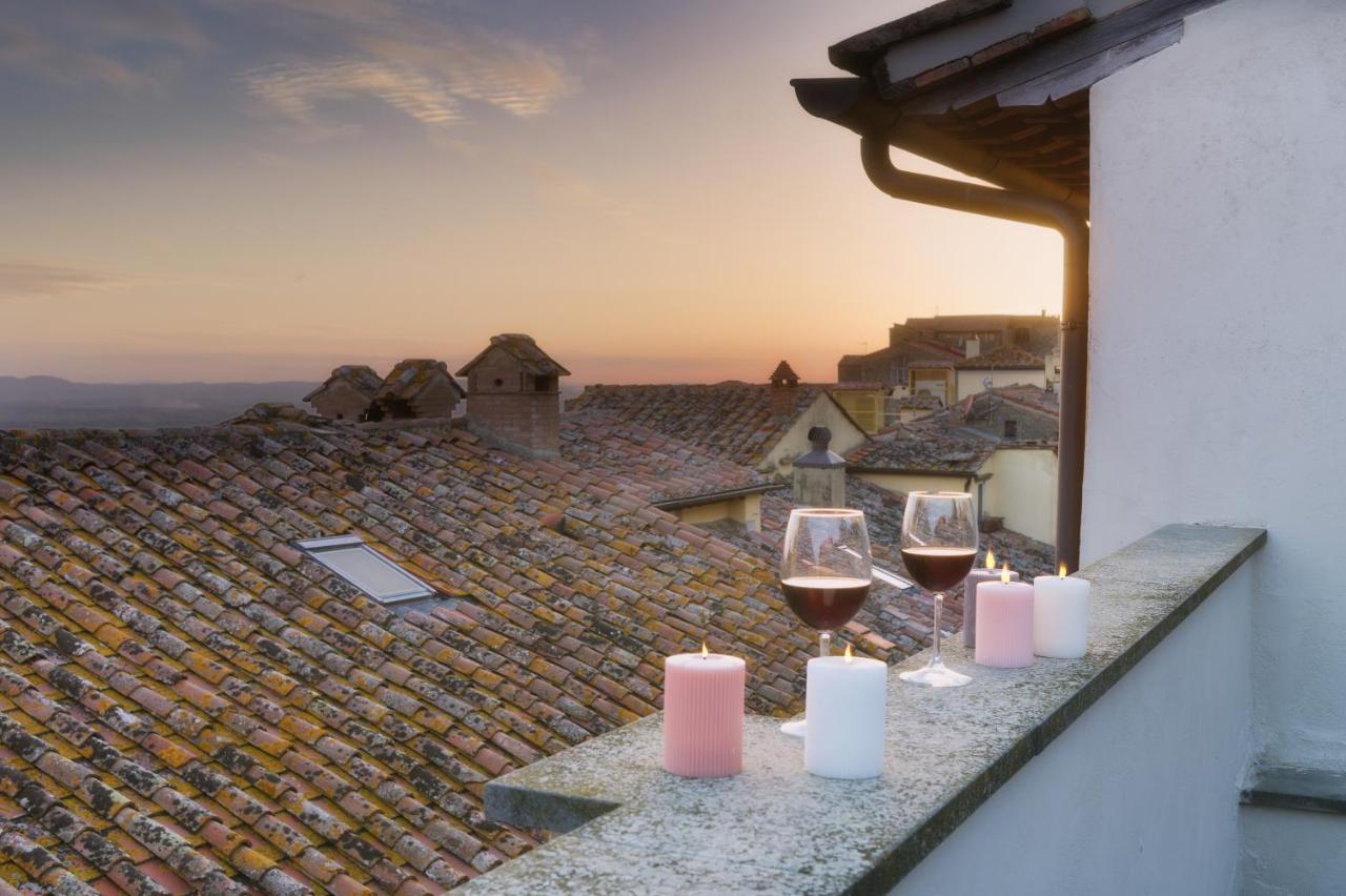 Апартаменти Terrazza Silena, Centro Storico Con Vista Cortona! Екстер'єр фото