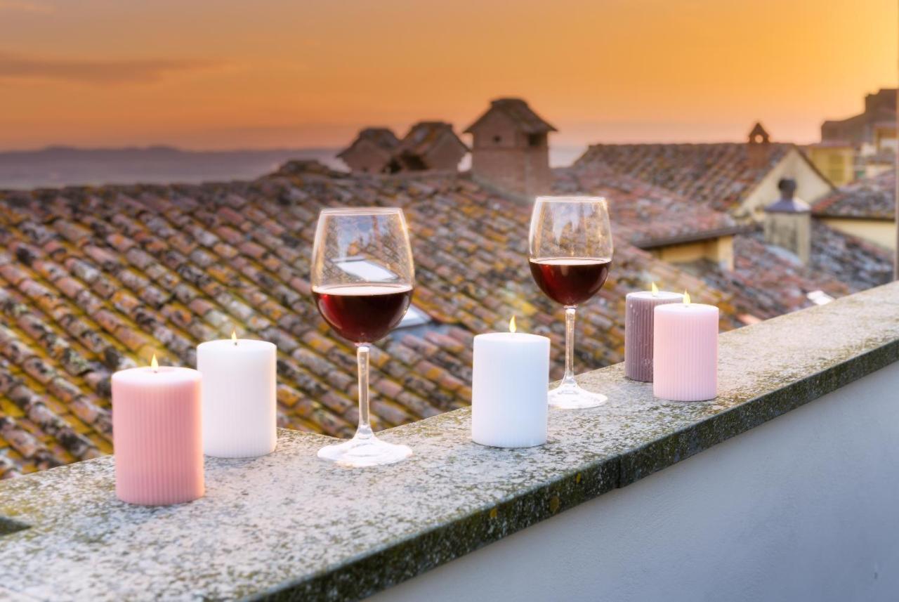 Апартаменти Terrazza Silena, Centro Storico Con Vista Cortona! Екстер'єр фото