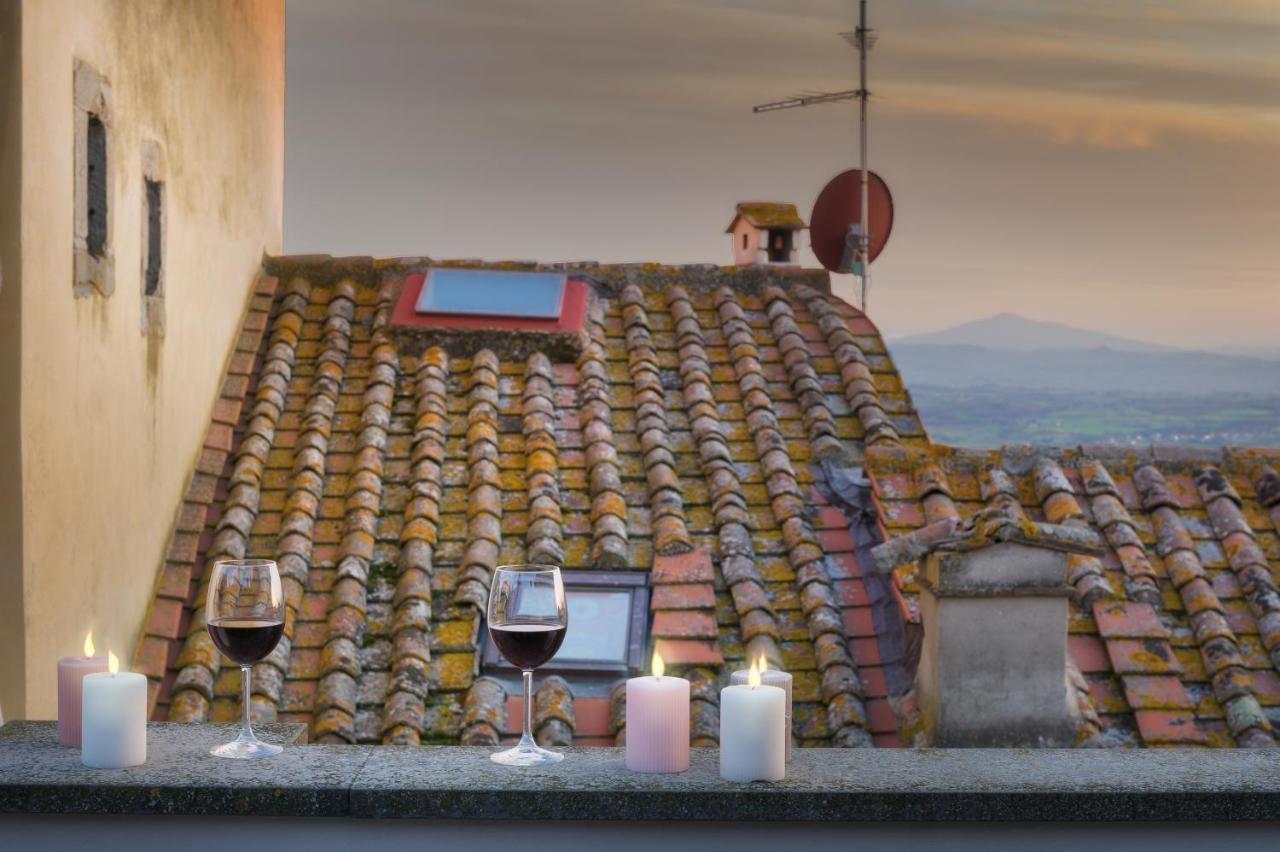 Апартаменти Terrazza Silena, Centro Storico Con Vista Cortona! Екстер'єр фото