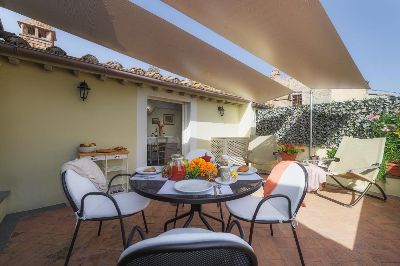 Апартаменти Terrazza Silena, Centro Storico Con Vista Cortona! Екстер'єр фото