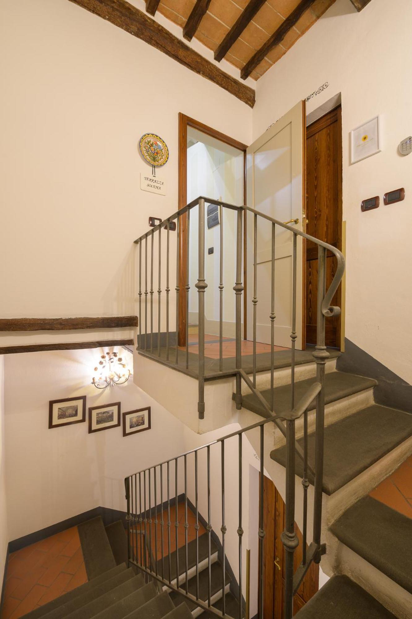 Апартаменти Terrazza Silena, Centro Storico Con Vista Cortona! Екстер'єр фото
